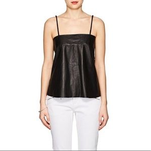 Leather tank top